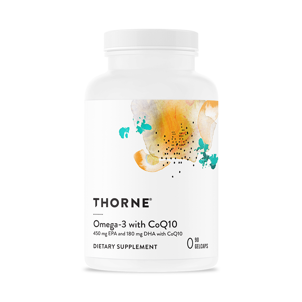 Thorne Omega-3 med CoQ10 90 kapslar