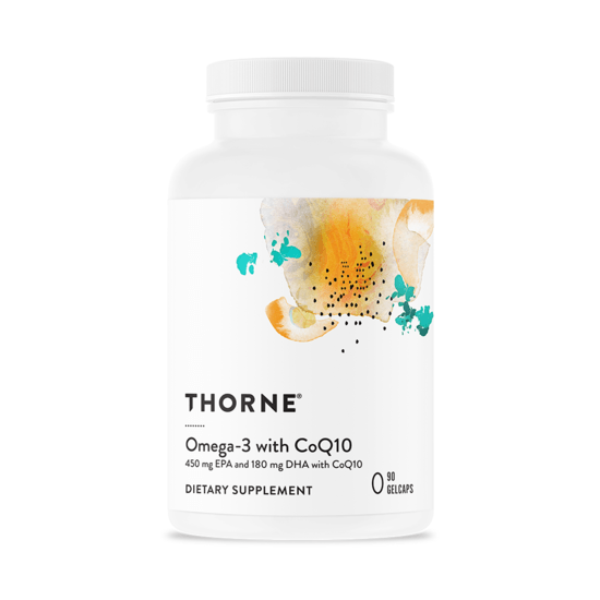 Thorne Omega-3 med CoQ10 90 kapslar