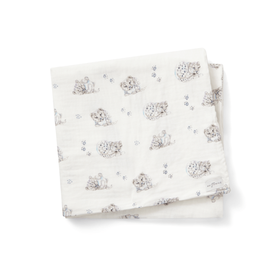 Ami Minie Babyfilt Scout the Snow Leopard Paws 75x100 cm
