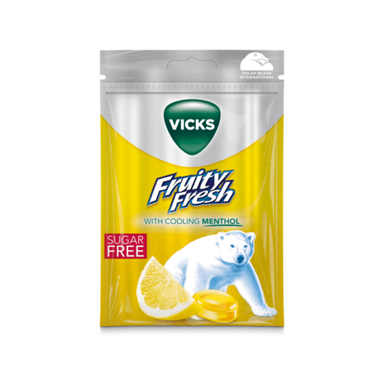 Vicks Fruity Fresh Lemon Menthol 72 g