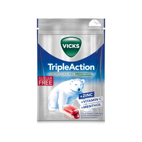 Vicks Triple Action Sugar Free 72 g