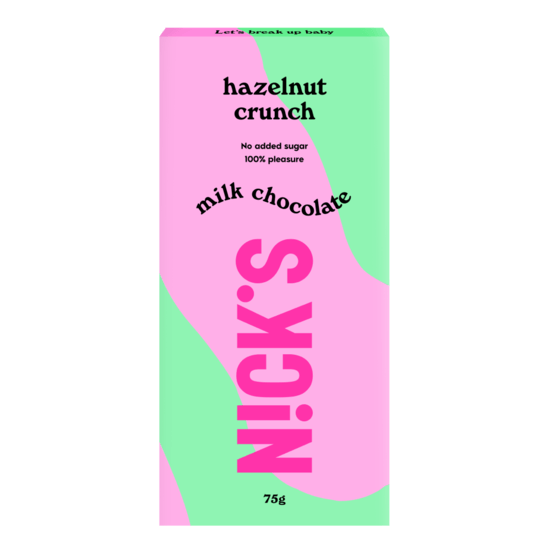 Nicks Milk Chocolate Hazelnut Crunch 75 g