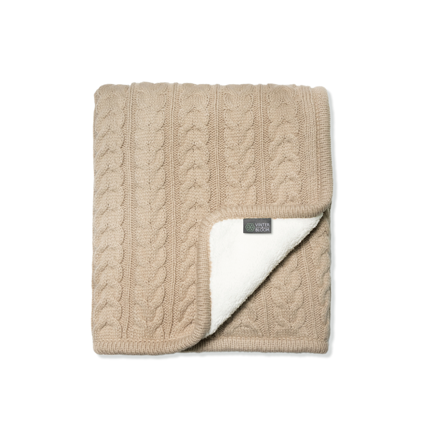 Alternativ bild 1 för Vinter & Bloom Filt Cuddly (Sand Beige)