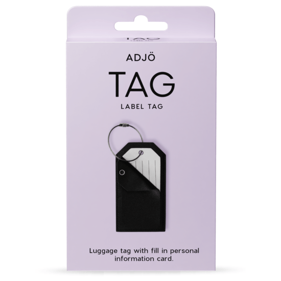 ADJÖ Tag Luggage Black