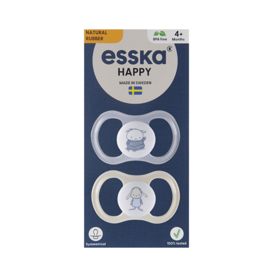 Esska Happy Latex 4+ mån Beige 2 st