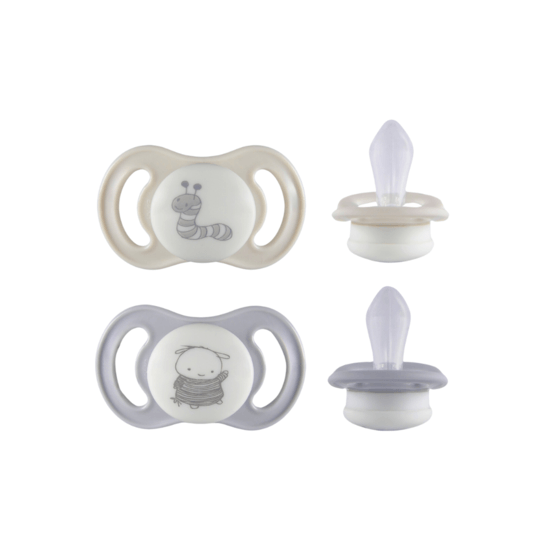 Esska Happy Mini GLOW 0+ mån Beige 2 st