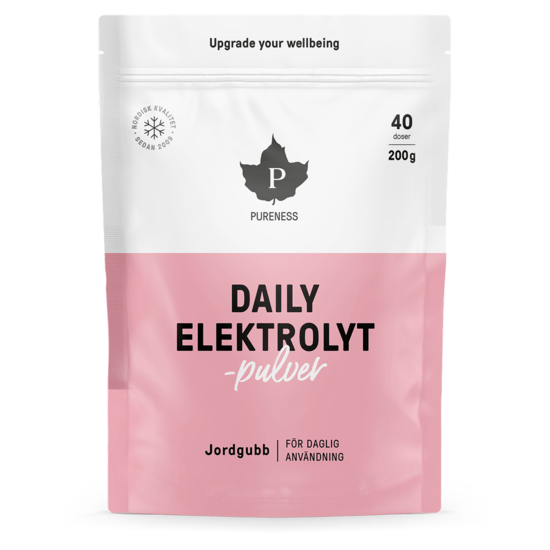 Pureness Daily Elektrolytpulver Jordgubb 200 g