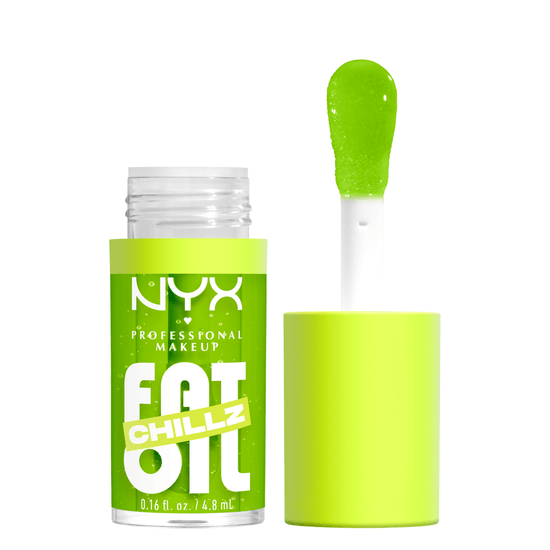 NYX Professional Makeup Fat Oil Chillz Lip Drip Läppolja 19 Kiwi Freezie 4,8 ml