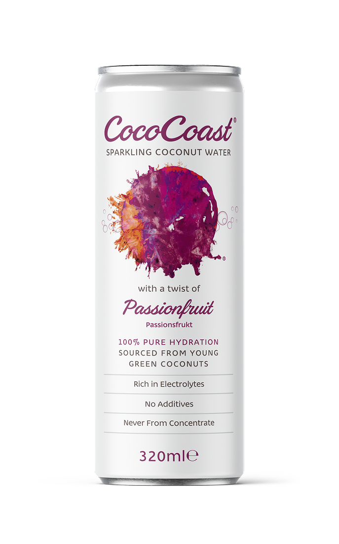 CocoCoast Sparkling Passionfruit 320 ml