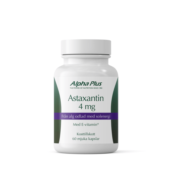 Alpha Plus Astaxantin 4mg 60 kapslar
