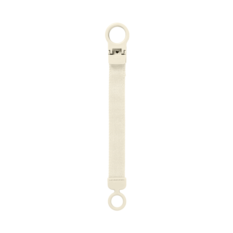 BIBS Pacifier Clip Loop Ivory