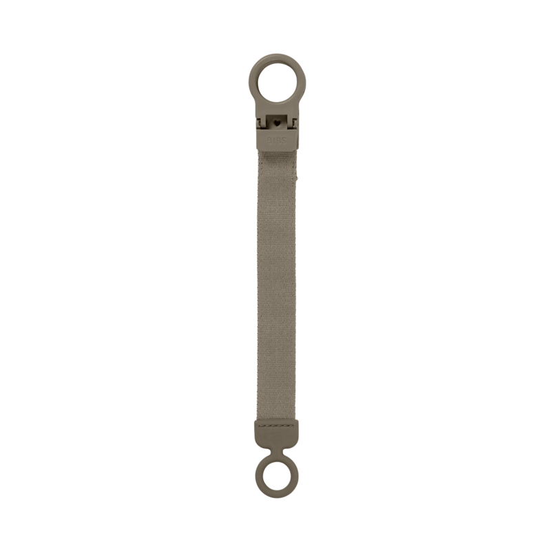 BIBS Pacifier Clip Loop Dark Oak