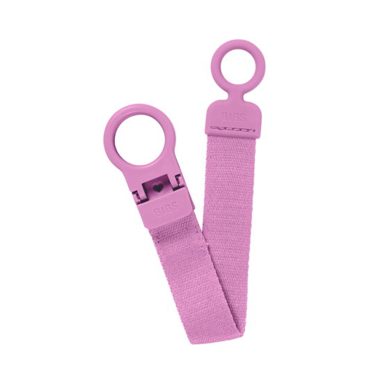 BIBS Pacifier Clip Loop Bubblegum