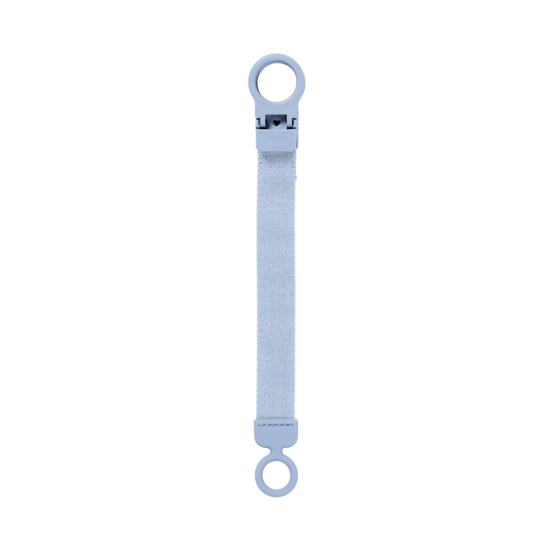BIBS Pacifier Clip Loop Dusty Blue