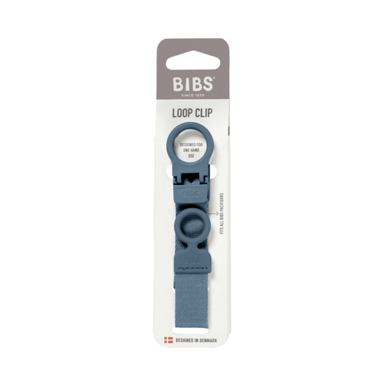BIBS Pacifier Clip Loop Petrol