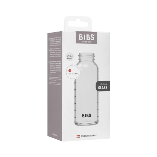BIBS Glass Baby Bottle Body 240 ml