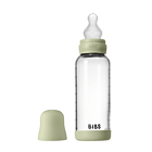 bibs-glass-baby-bottle-round-silicone-medium-flow-sage-240-ml