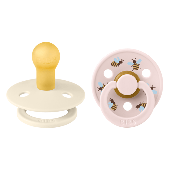 BIBS Studio Colour Latex Size 1 Bumblebee Ivory Mix 2-pack