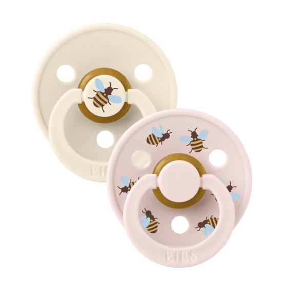 BIBS Studio Colour Latex Size 2 Bumblebee Ivory Mix 2-pack