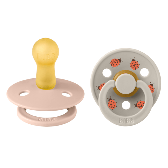 BIBS Studio Colour Latex Size 2 Ladybug Blush Mix 2-pack