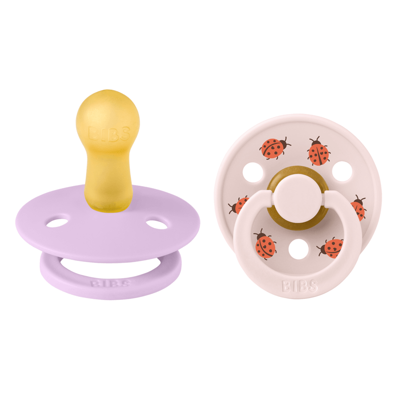 BIBS Studio Colour Latex Size 2 Ladybug Violet Sky Mix 2-pack