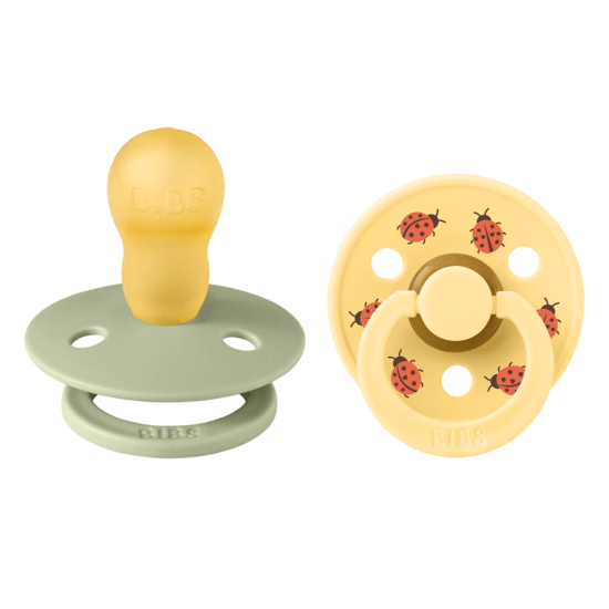 BIBS Studio Colour Latex Size 3 Ladybug Sage Mix 2-pack