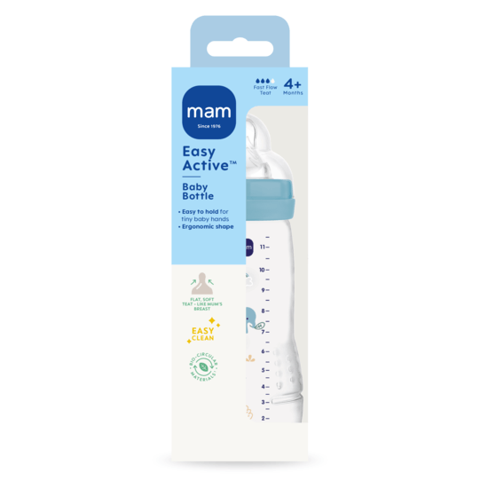 MAM Easy Active Baby Bottle Blue 330 ml