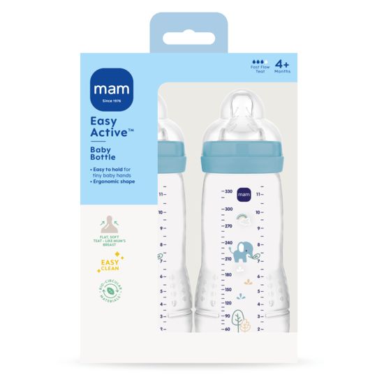 Mam Easy Active Blue 330 ml 2-pack