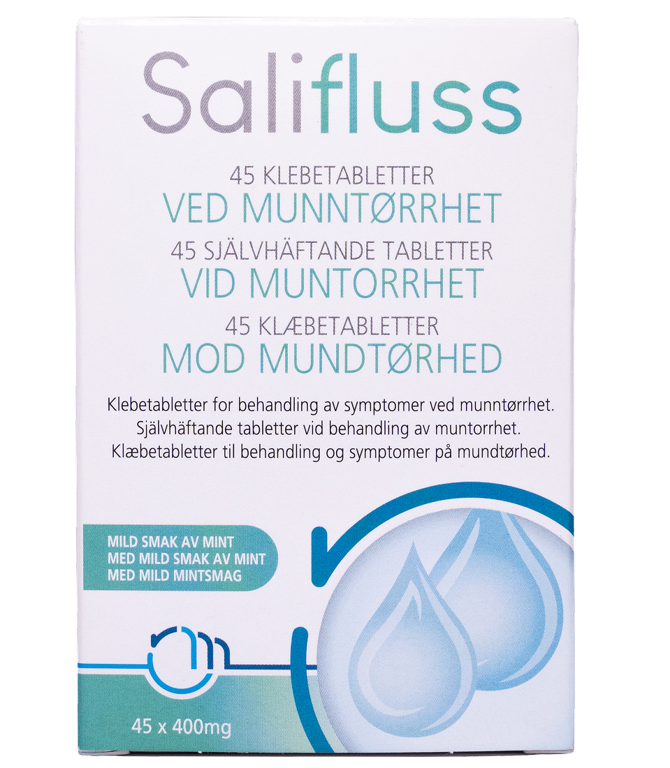 Salifluss Tabletter vid Muntorrhet Mint 45 st