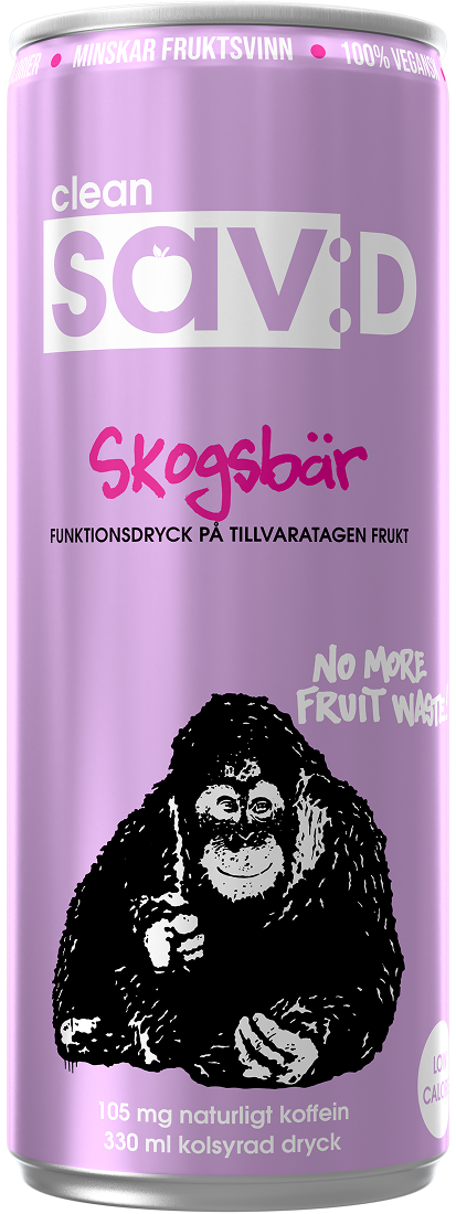 Clean sav:D Skogsbär 330 ml