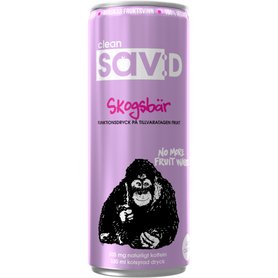 Clean sav:D Skogsbär 330 ml