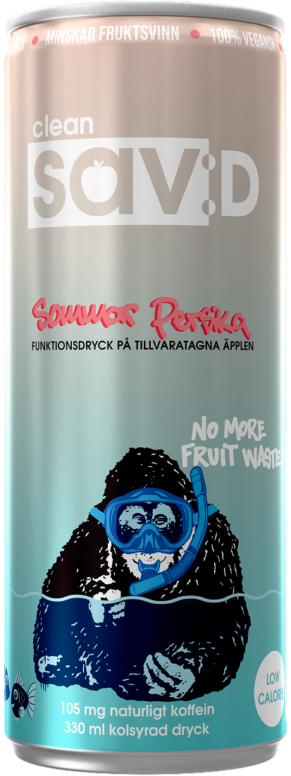 Clean sav:D Sommar Persika 330 ml