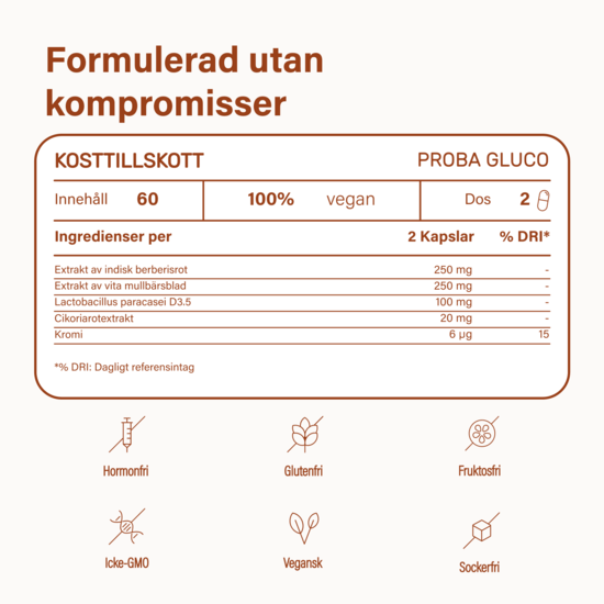 Nupure Proba Gluco Metabolism PRO 60 kapslar
