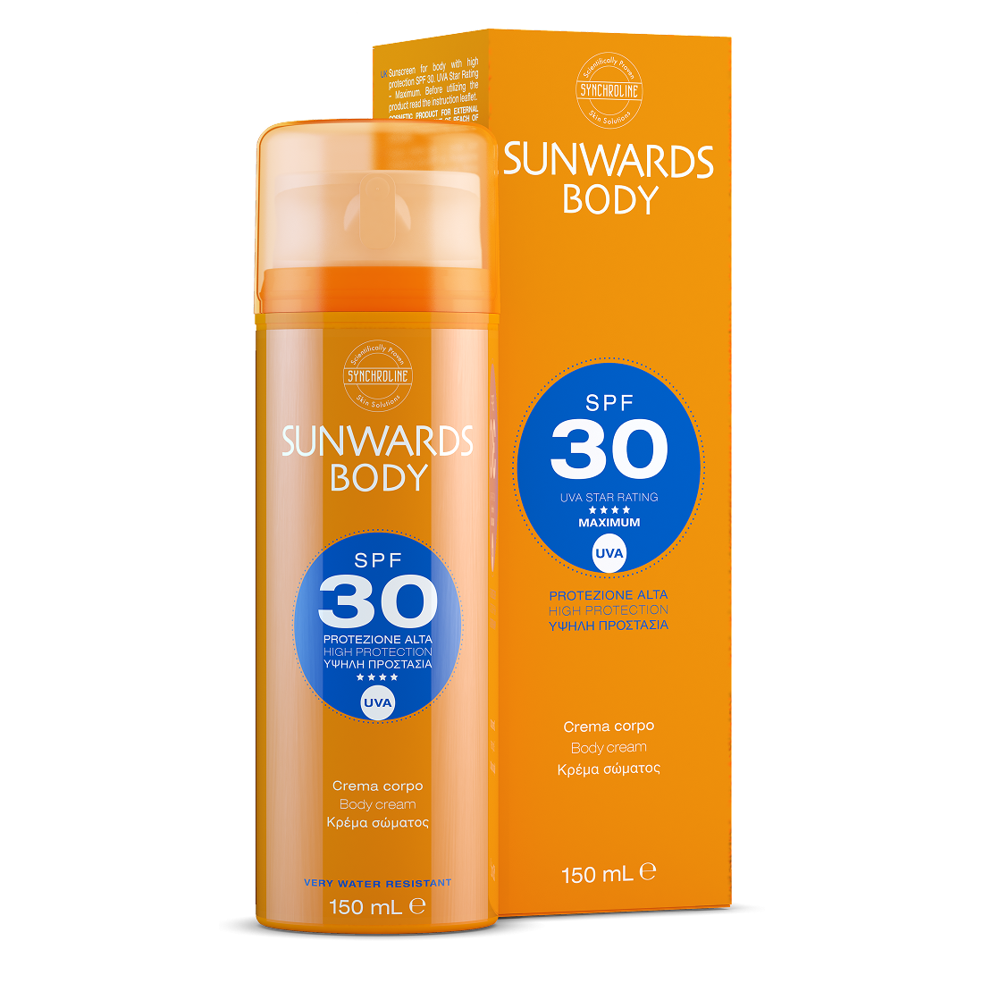 Synchroline Sunwards Body Cream SPF30 150 ml