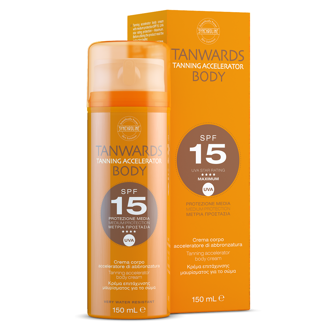 Synchroline Tanwards Body Cream SPF15 150 ml
