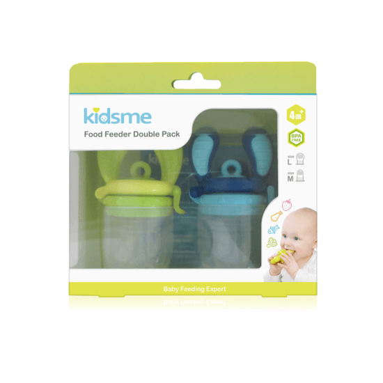 Kidsme FoodFeeder 4m+/6m+ Aquamarine/Lime