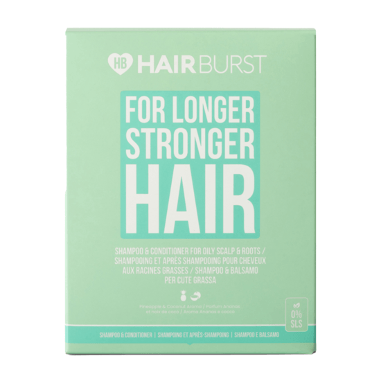 Hairburst Shampoo & Conditioner for Oily Roots & Scalp 2 x 350 ml