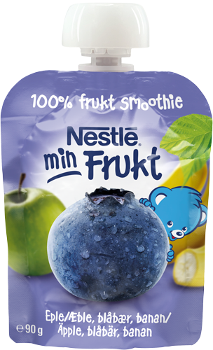 Nestlé Min Frukt Äpple Blåbär Banan 90 g