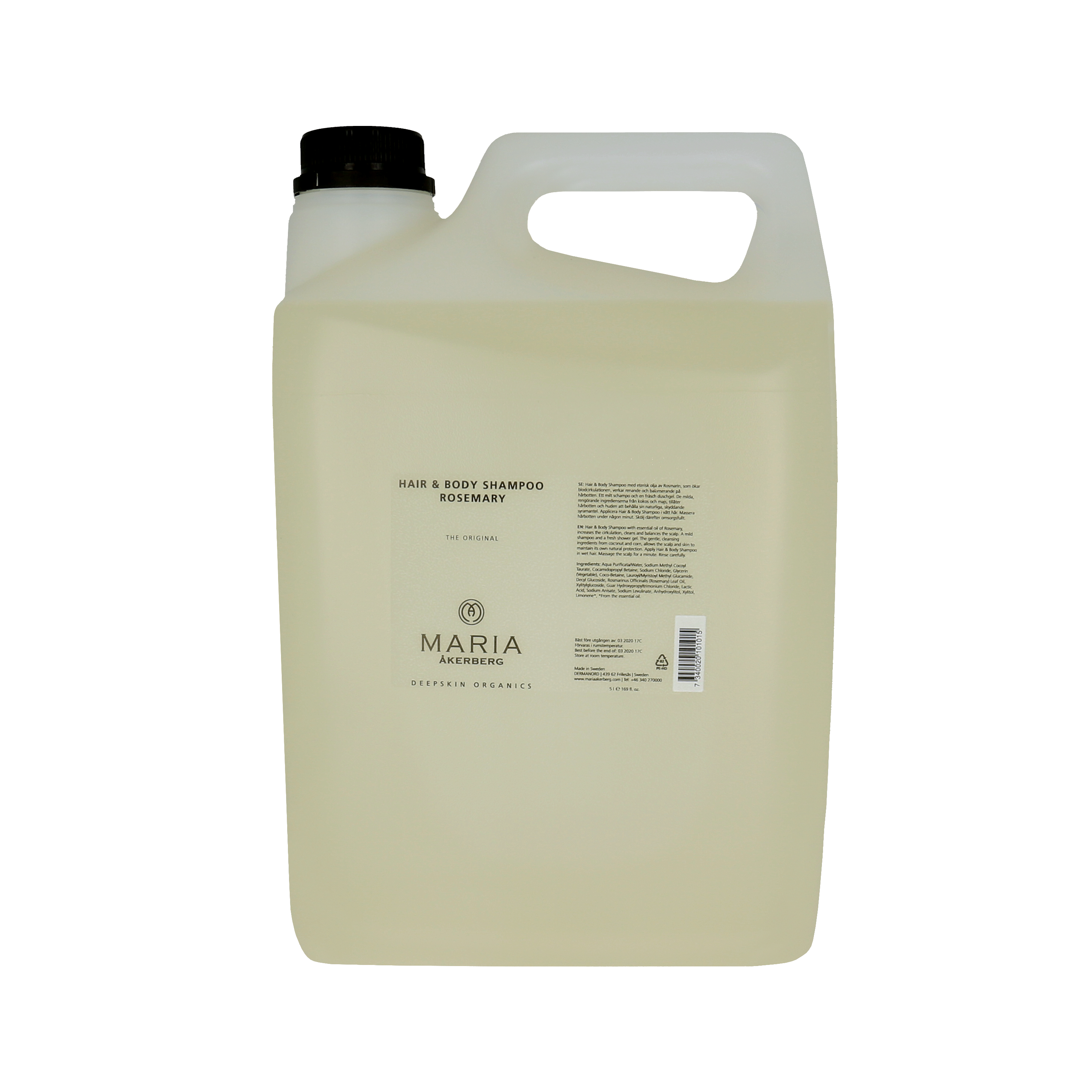 Maria Åkerberg Hair & Body Shampoo Rosemary 5 L