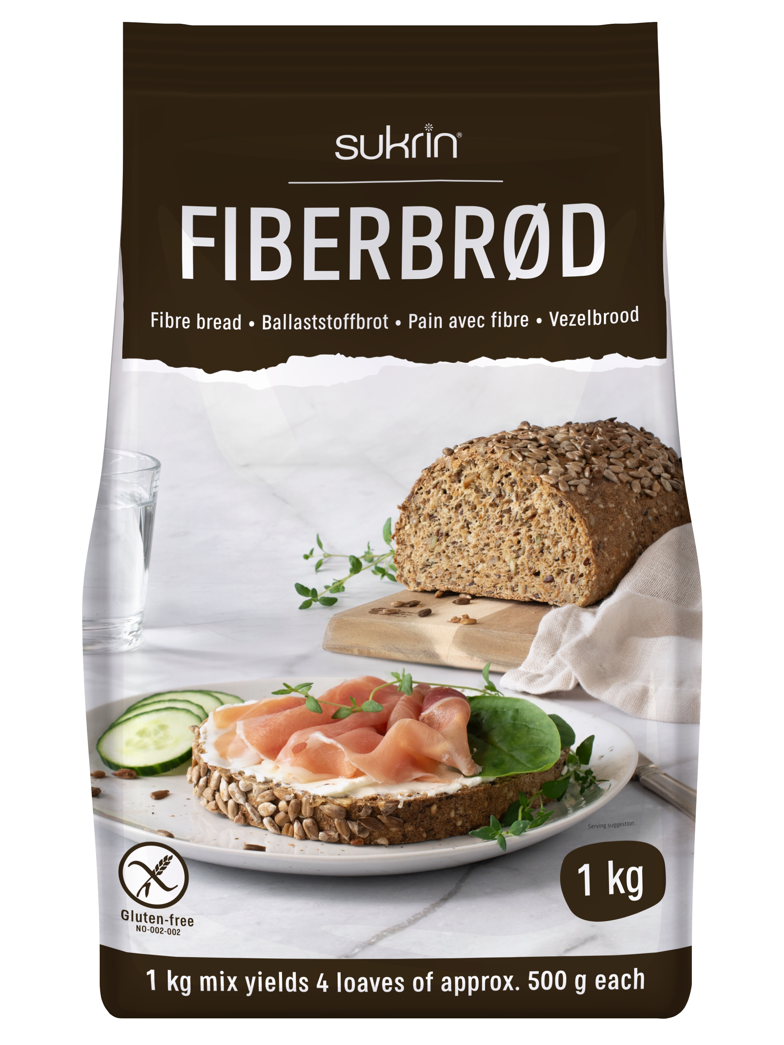 Sukrin Fiberbröd 1 kg