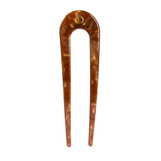 Lenoites Eco-Friendly French Hair Pin Cocoa Brown