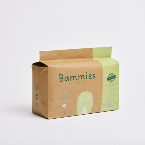 Bammies Bambubyxblöjor The Baby 6-9 kg 32 st