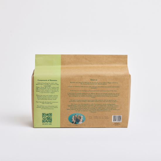 Bammies Bambubyxblöjor The Baby 6-9 kg 32 st