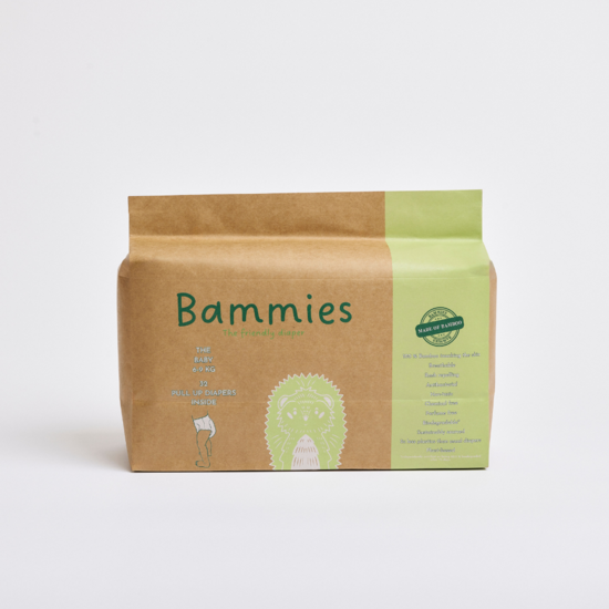 Bammies Bambubyxblöjor The Baby 6-9 kg 32 st