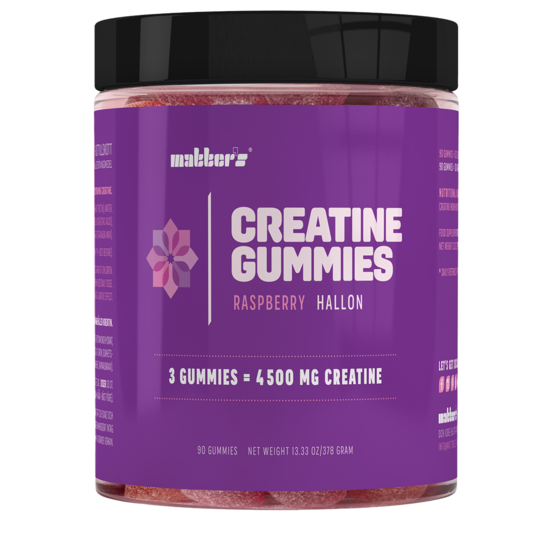 Matters Creatine 4,5 g Hallon 90 gummies