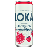 Loka Jordgubb Granatäpple 330 ml