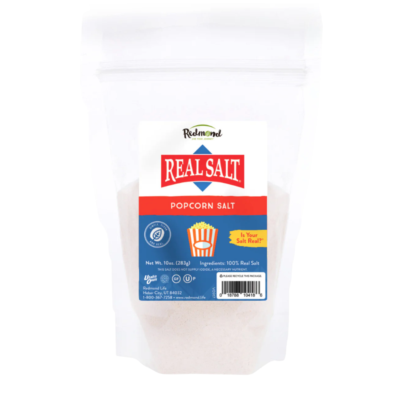Redmond Real Salt Popcorn 284 g