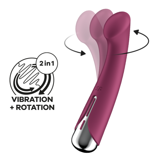 Satisfyer Spinning G-Spot 1 Red G-punktsvibrator