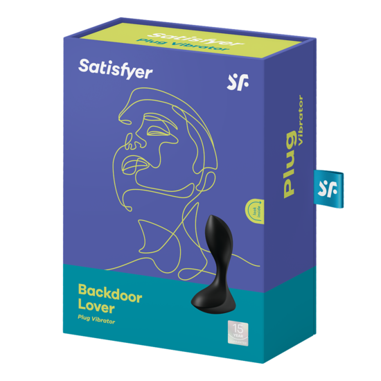 Satisfyer Backdoor Lover Black Analplugg Unisex