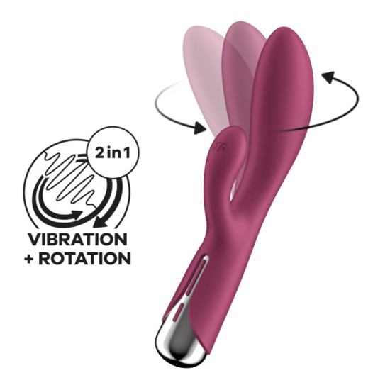 Satisfyer Spinning Rabbit 1 Red Rabbitvibrator